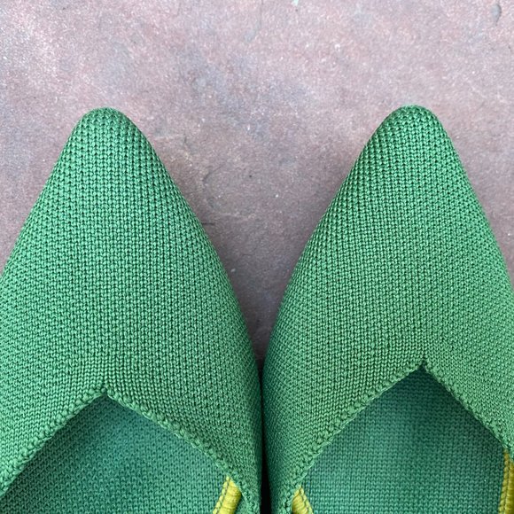 Rothy's  |  The Point  |  Green  |  Women's 7.5 - Picture 4 of 10